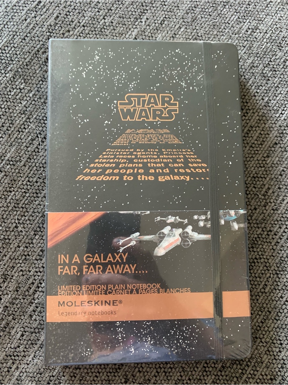 Star Wars x Moleskin Limited Edition Notebook- opening credits scene